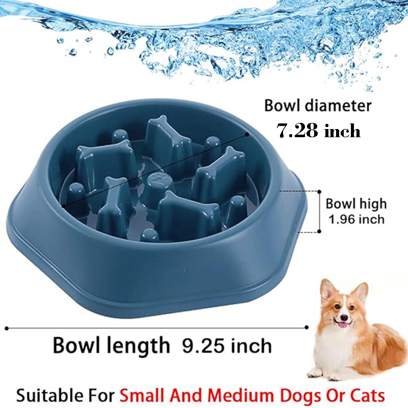 AMZ Scorching Interactive Sluggish Feeder Canine Bowl - Anti-Gulping, Bloat Prevention, Wholesome Sluggish Meals Feeding