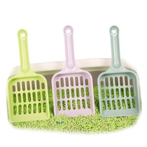 BOTO Wholesale Reasonably priced Colourful Plastic Cat Litter Scoop – Sturdy and Put on-Resistant Pet Cleansing Shovel