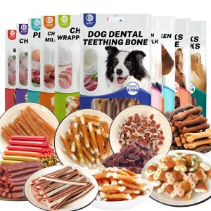 Bulk Wholesome Diet Canine Meals – Excessive Protein Hen-Wrapped Biscuit Treats for Pets