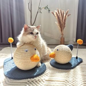 Cute Duck-Formed Interactive Pet Toys for Cats with Catching Balls for Enjoyable Train