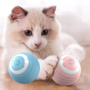 Manufacturing unit Direct Pet Automated Sensible Electrical Cat Toy – Interactive 360-Diploma Rolling Cat Ball