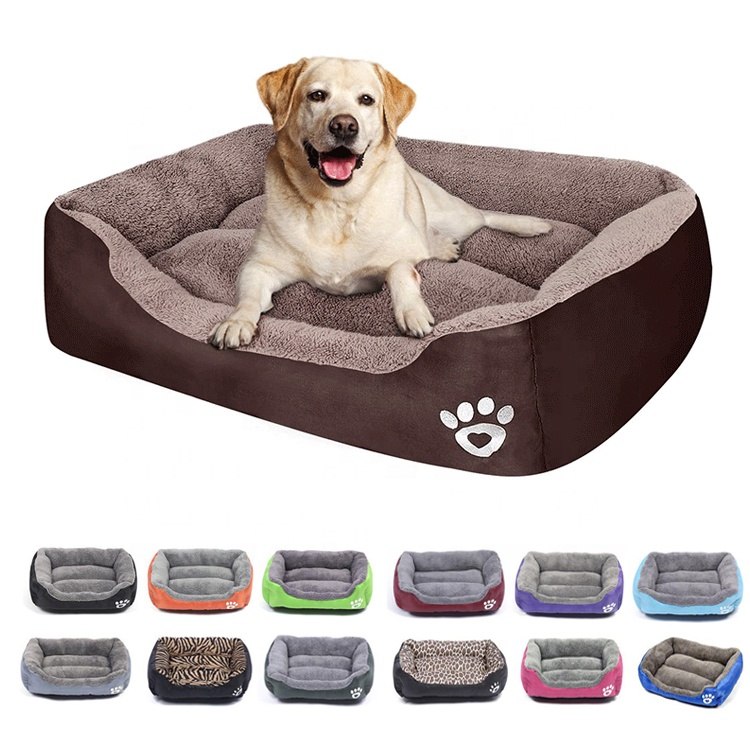 Wholesale Customized Breathable Canine Couch Mattress – Versatile Double-Sided Pet Beds & Equipment for Canines and Cats, Giant Rectangular Design